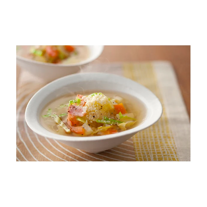 Ivory color nutrient broth instant natural powder packing food soup unique