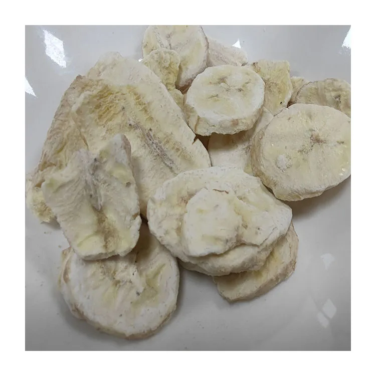 Best Selling Wholesale High Quality Crispy Freeze Dried Organic Snack Long Shape Banana 12-24 Months Shelf Life