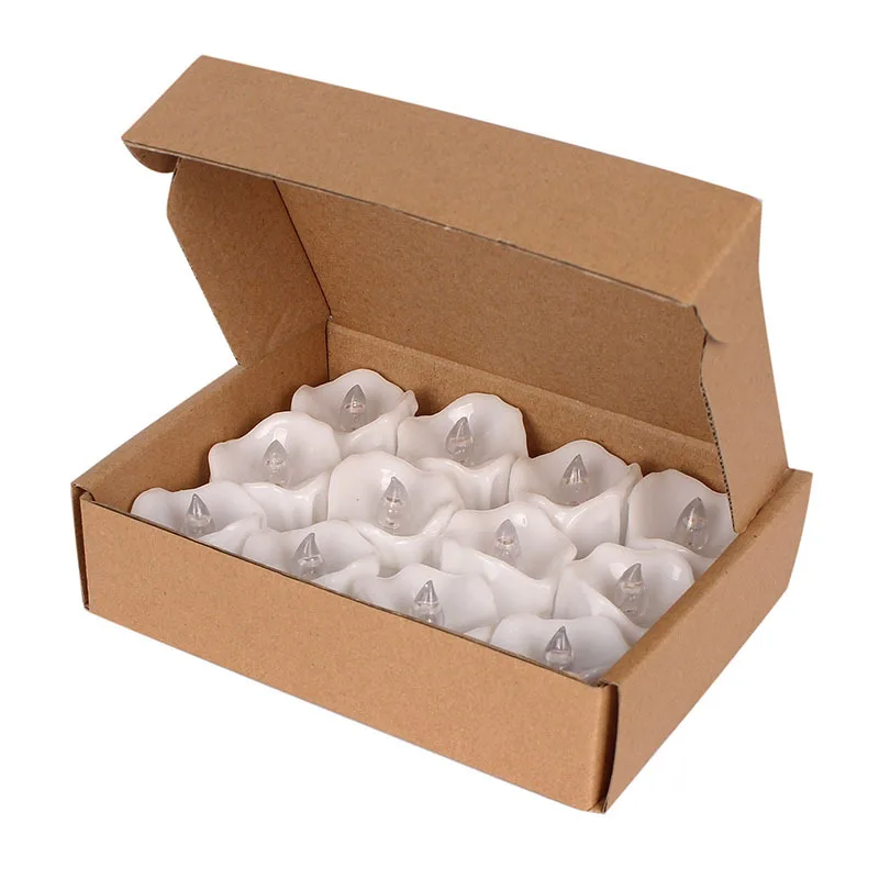 Realistic and Bright Flickering Bulb Battery Operated Flameless LED Tea Light for Seasonal & Festival Celebration,