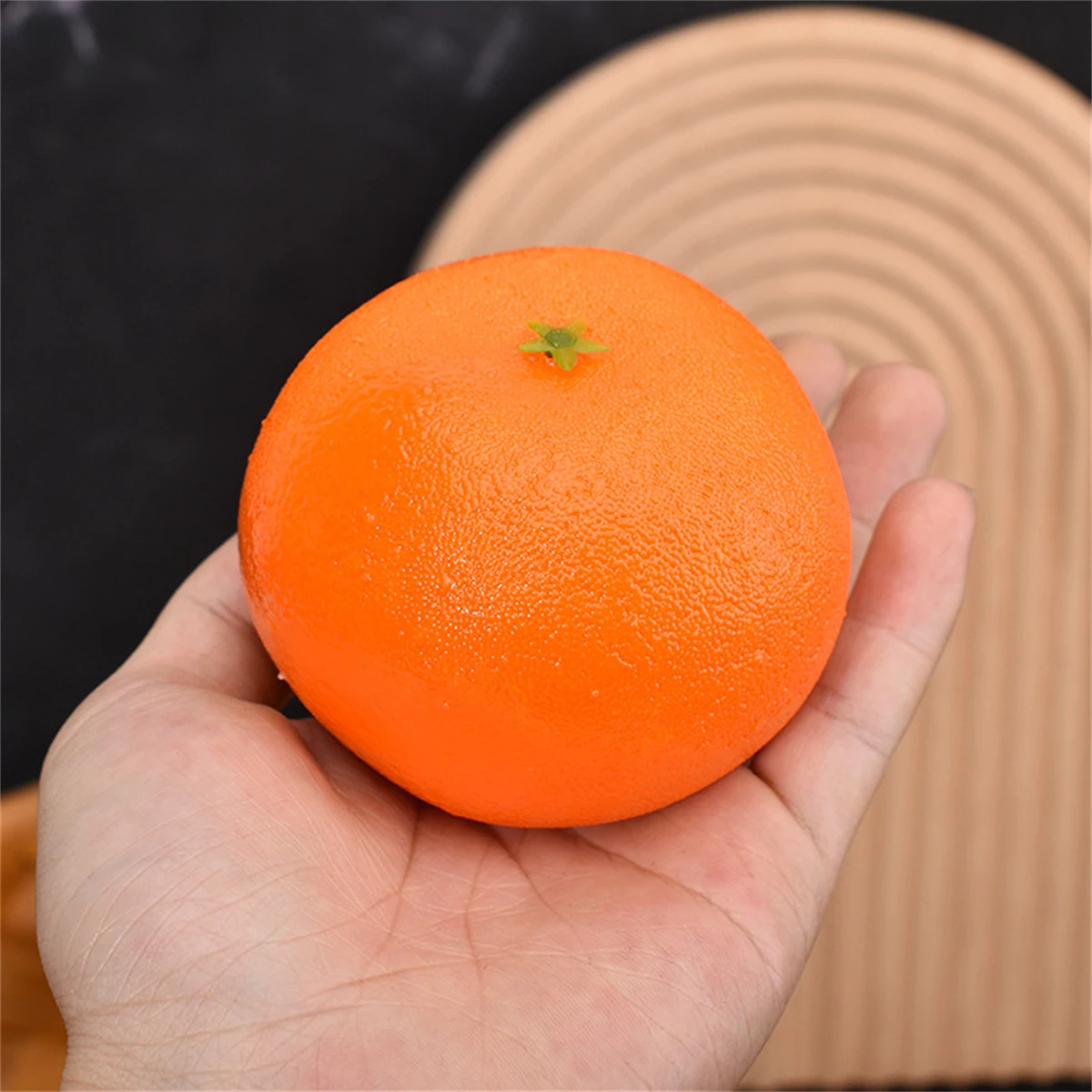 Wholesale Hot Kitchen Decoration Simulation Foam Material Artificial Orange Fruits Simulated Tangerine For Home Decor