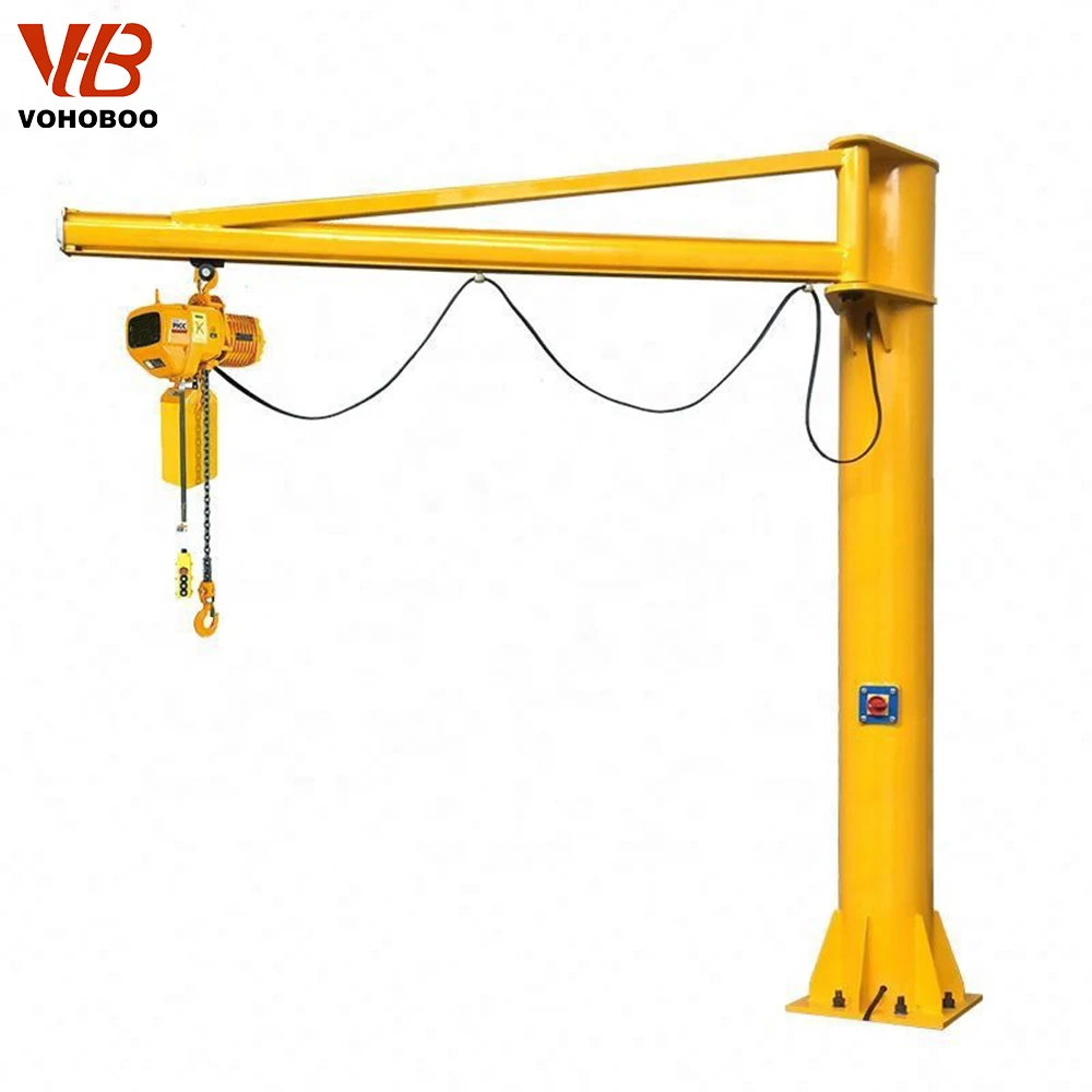500kg cheap price engine lifting davit jib crane for sale