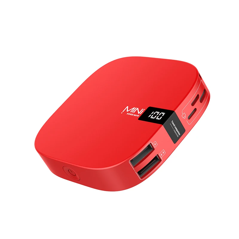 
WELUV 2021 New Promotional Gift Consumer Electronics Travel Slim Power Bank 10000 mAh 