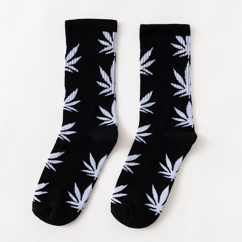 
Wholesale Quality Cotton One Size Fits All Couple Huff Weed Socks 