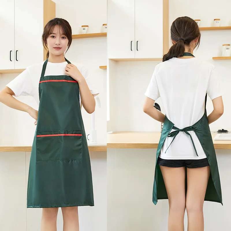 High Quality PVC  kitchen cooking  chef apron with custom print with adjustable buckle