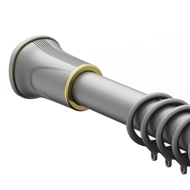 Hot Sale Adjustable Industrial Clothes Rail Drying Hanging Holders for Balcony Shower Curtain Racks for Bathroom