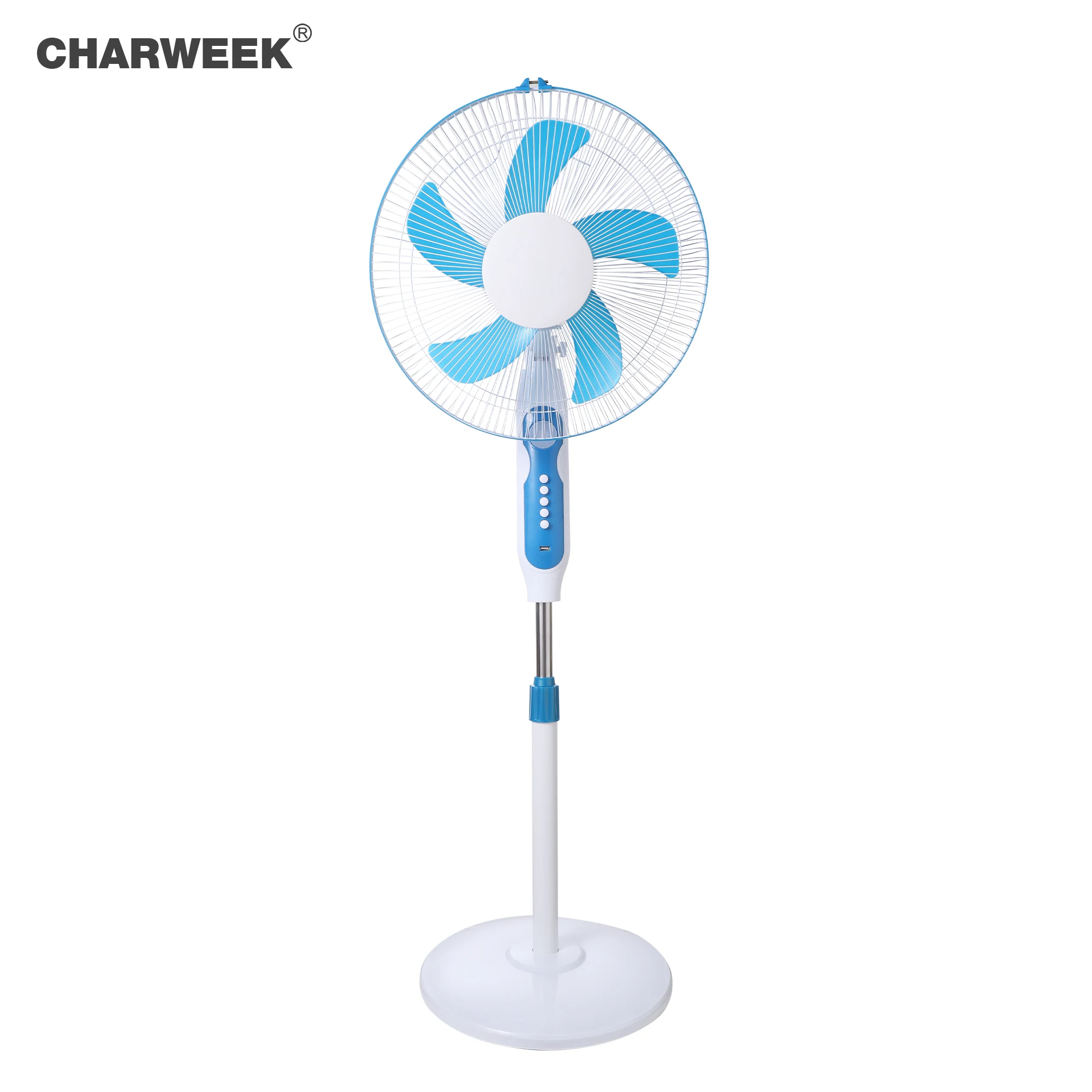 Wholesale Home Hot 16inch 25w Lithium Battery Solar Fan With Solar Panel Home Adapter Charging Solar Powered Fan