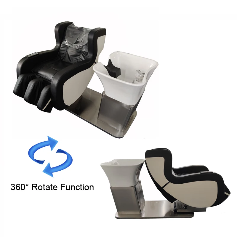New product sprinkler beauty hair salon  sit half recline Thai flush  Shampoo chair punch bed Bowl washbasin