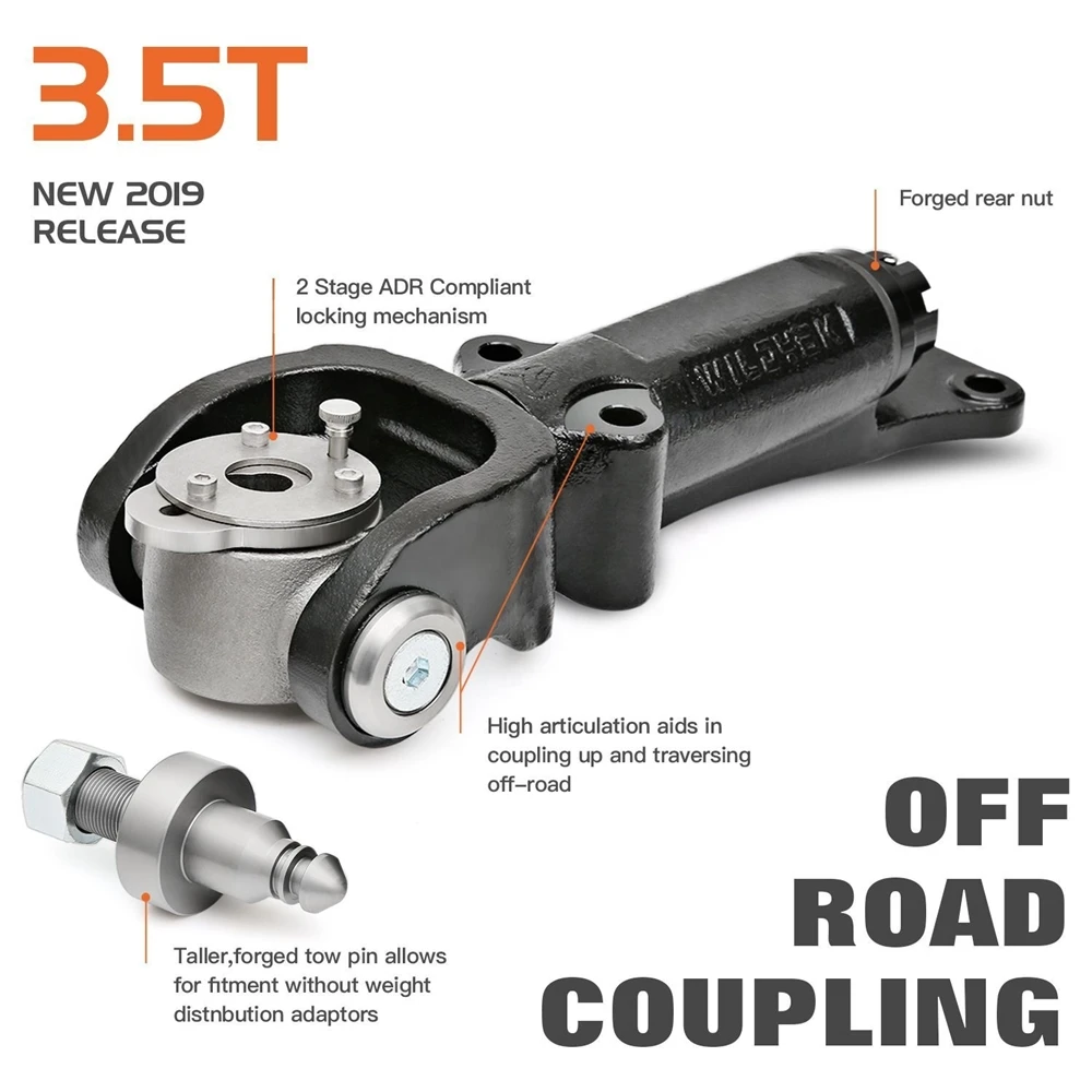 Сцепная муфта для внедорожника грузоподъемностью 3,5 тонн для автофургона лодки прицепа вездехода трейлера