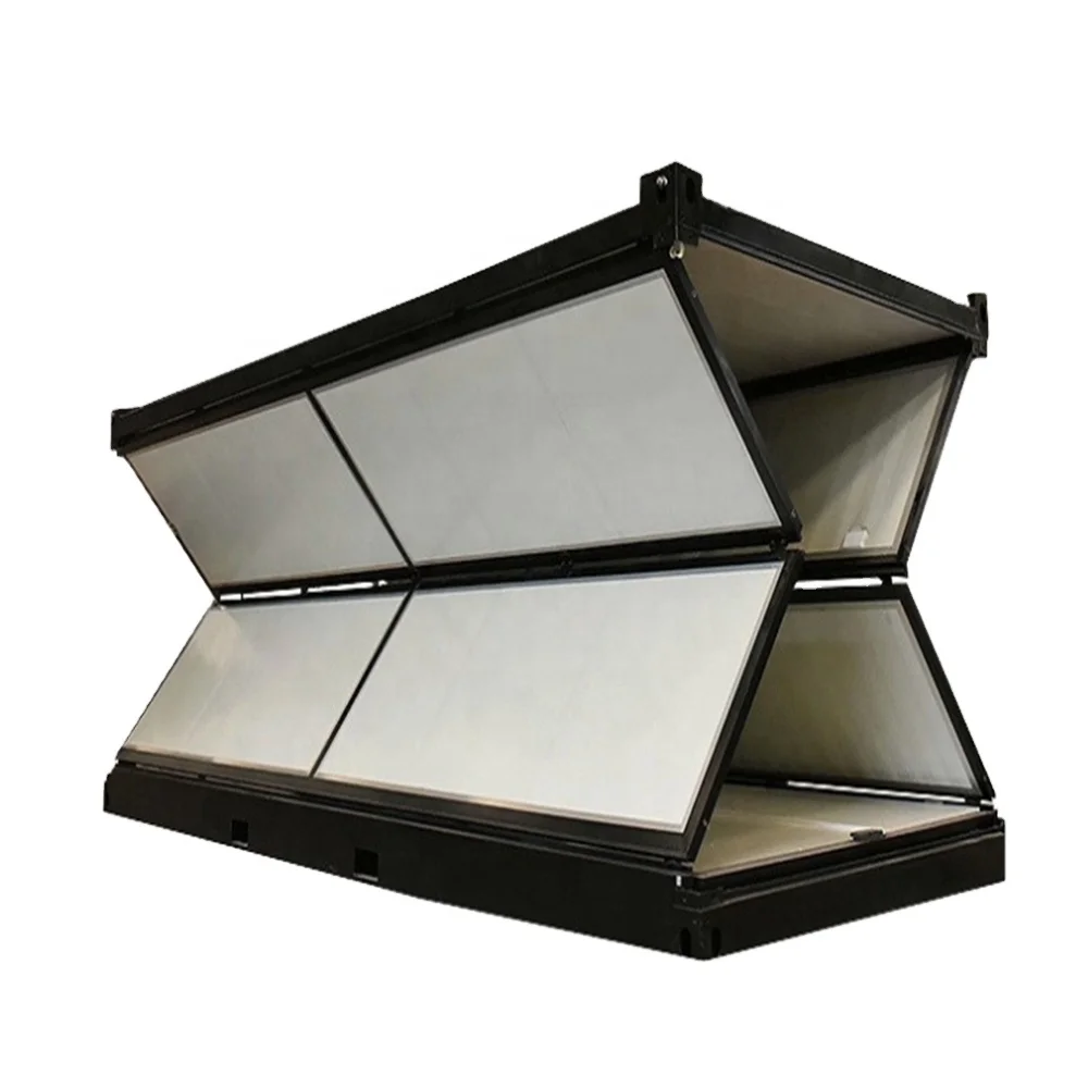 Living Quarters steel and glass 40ft 20Ft Portable Folding Container Houses made in china