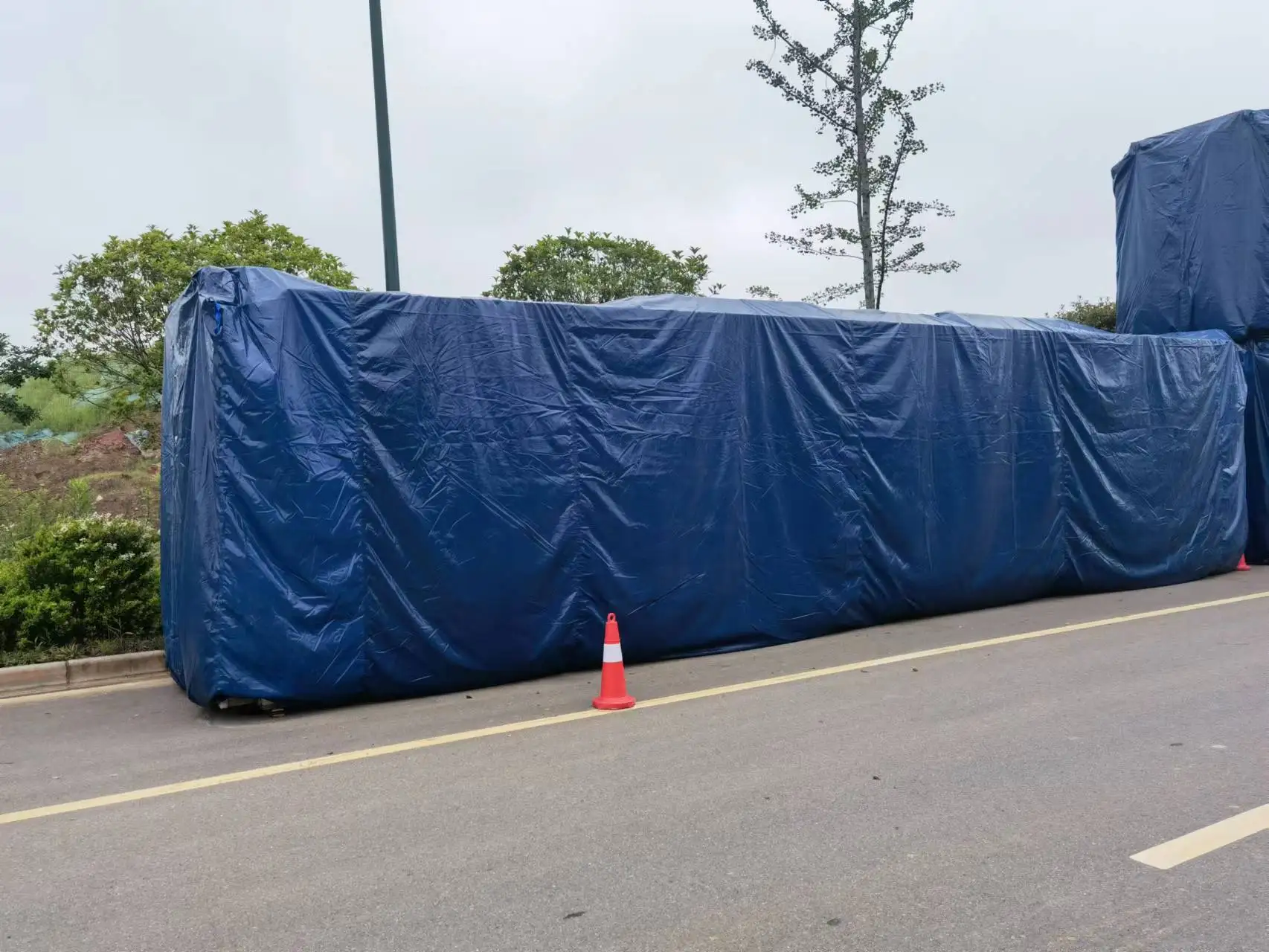 Litong heavy duty tarpaulin manufacturer pvc knife coated tarpaulin shipping container cover