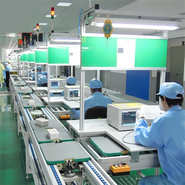 Pallet Conveyor System Motorized Roller Conveyor Electric Motorcycle Assembly Line Slat Chain Conveyor