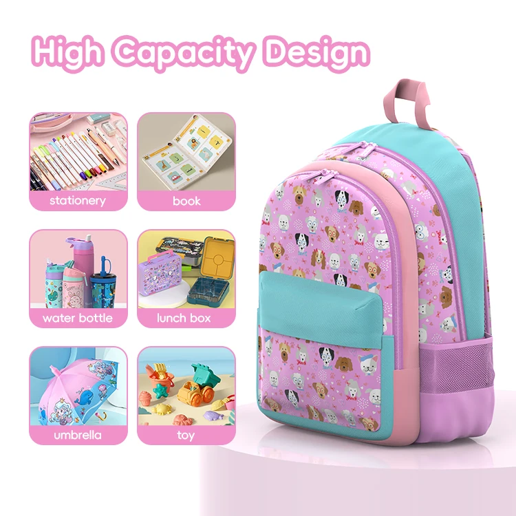 Smiggle Backpack School Supplies Custom Pen Bag School Bag And Lunch Bag Set For Kids