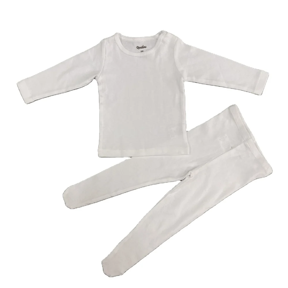 
Hot Sale High Quality Custom Print Baby Sleeping Wear 100% Cotton Kids Pajamas 2 Piece Sets Children Clothing 