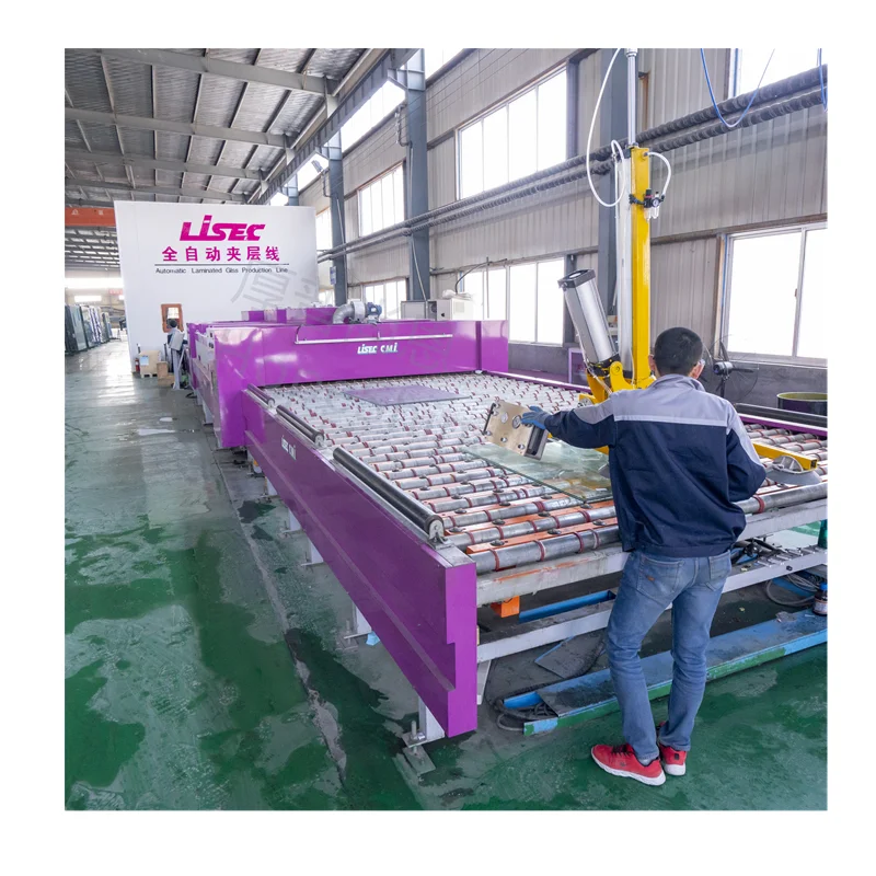 Qingdao manufacturer 33.1 44.1 55.1 laminated glass big size with grey bronze dark blue color PVB laminated film for building