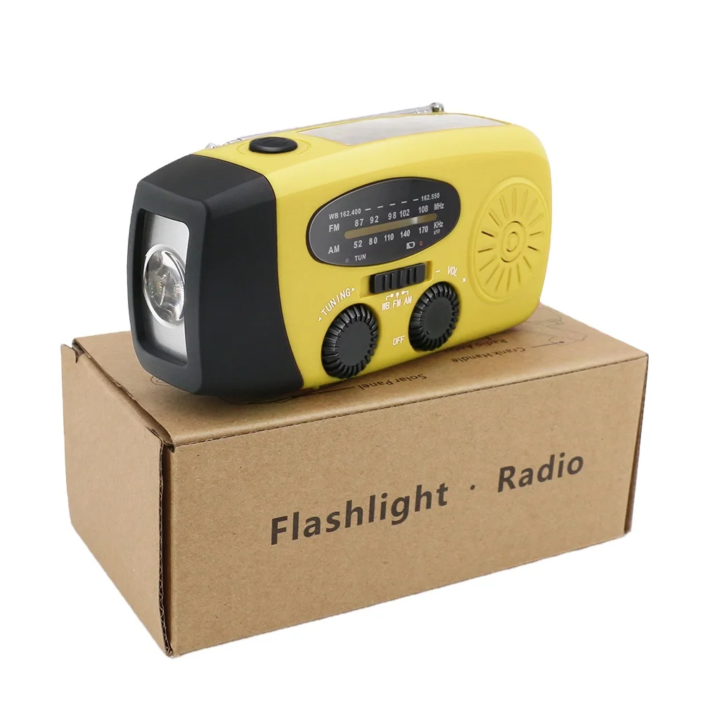 9v battery portable radio 2023 trend outdoor emergency radio solar dynamo 4-