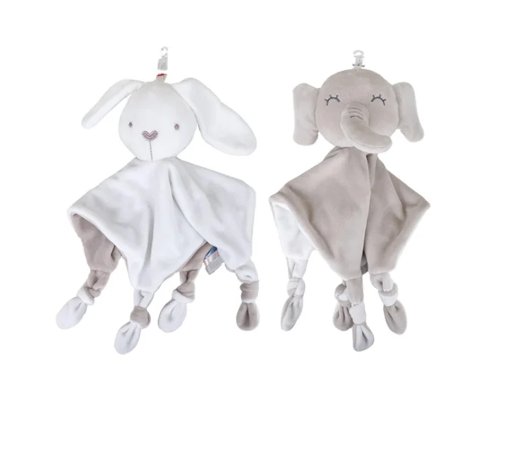 Мягкое и удобное стильное детское защитное одеяло со слоном кроликом