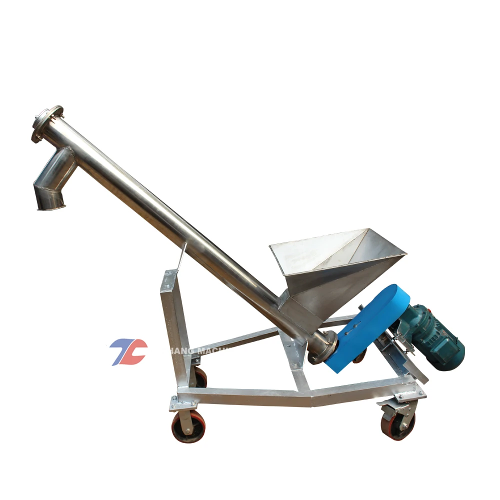 Easy Connection Stainless Steel Granule Screw Feeder