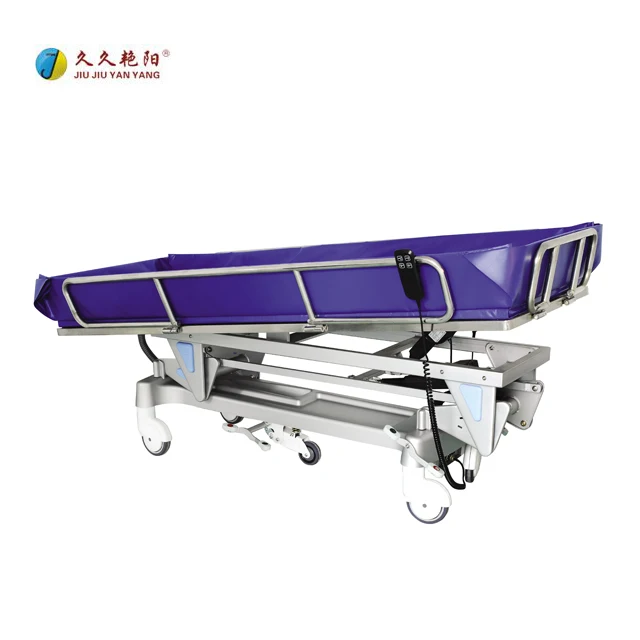 JY-MYC01 пациента б/у стол, Электрический мотор для купания стол, медицинская тележка для купания