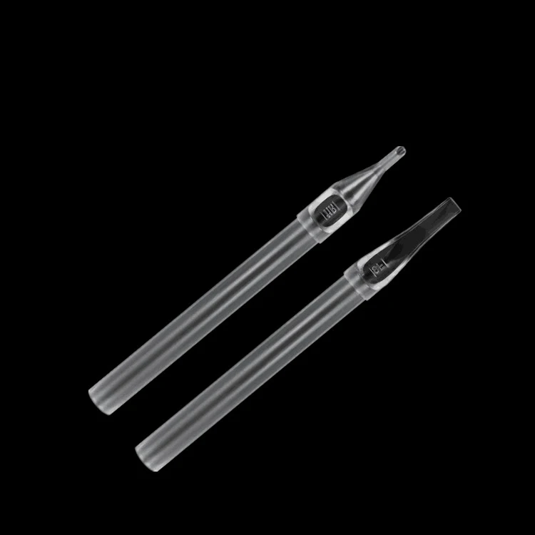 Оптовая продажа, высококачественные одноразовые тату-наконечники, блистерная упаковка, иглы и наконечники для тату-машинки, прозрачный наконечник для татуировки