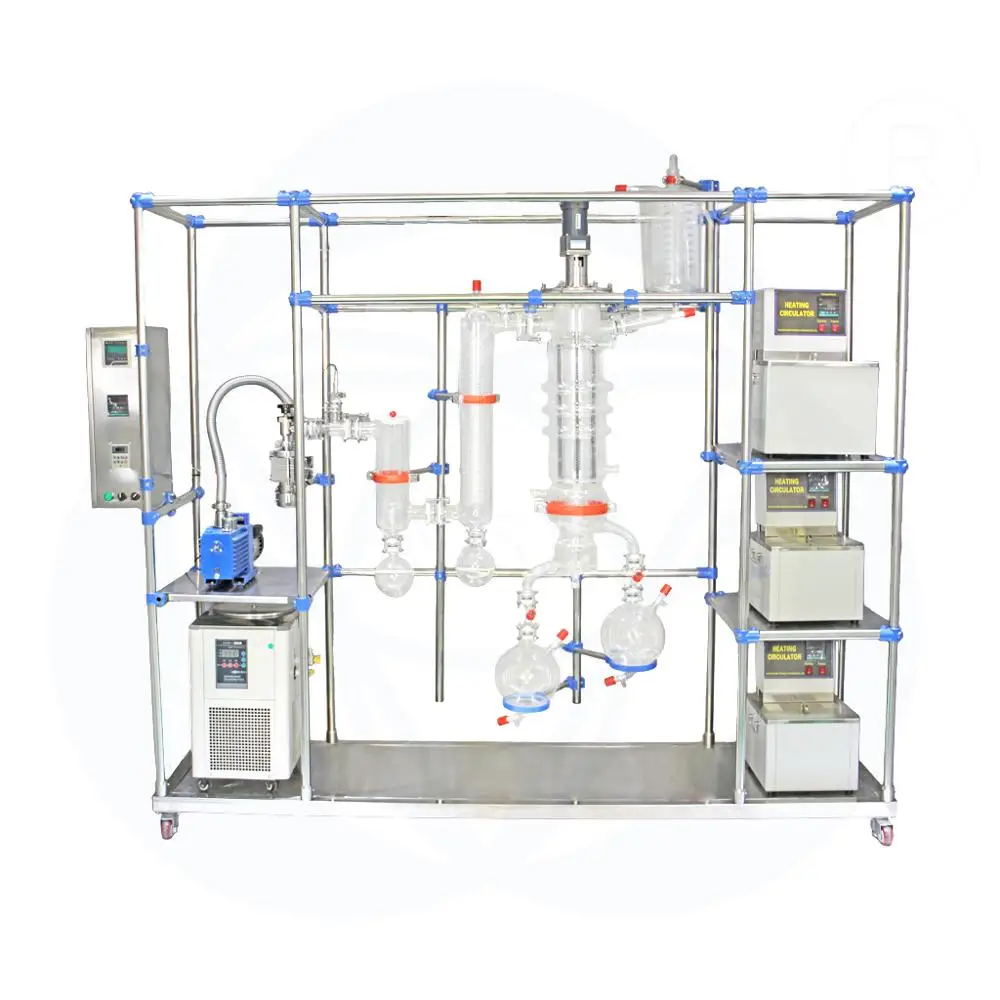 SPD-80 turnkey molecular fractional distillation machine industrial short path distillation
