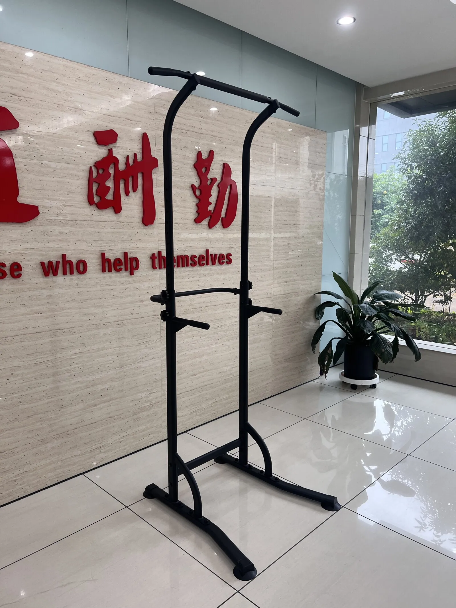 Home Gym Equipment Pull up Bar Power Tower Strength Training Body Building Workout Rack Station Dips Push up Stand Bar XK-064
