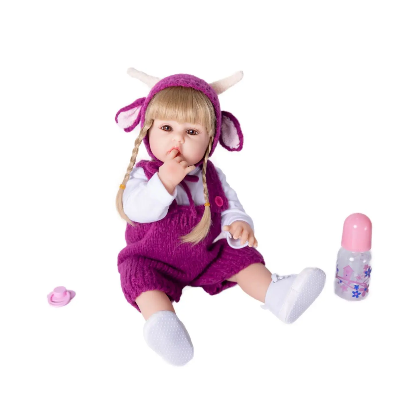 2024 Top Selling Christmas Gift Toy 55cm Princess Realistic Reborn Baby Dolls Lifelike Soft Silicone Reborn Toddler Doll