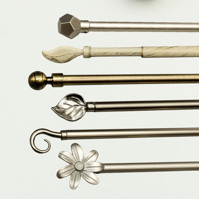 Low Price Cafe Drapery Adjustable Curtain Rod,New Design Decorative Window Rod,Cafe Curtain Rods Set