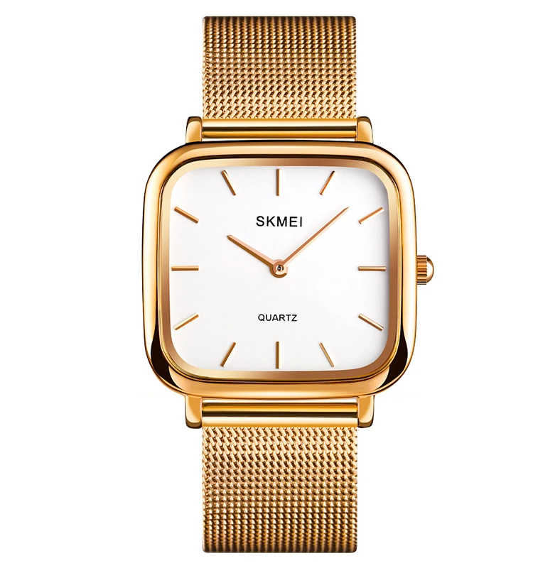 Fashion Dress Watches Skmei Reloj 1555 Custom Analog Wrist Watch Large Dial Beautiful Girls Hand Quartz Watches for Women