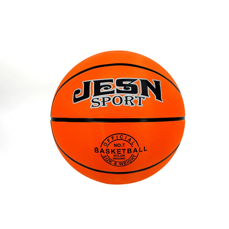 Manufacturer Custom Wholesale Grown Rubber Size  Basketball Ball For Training