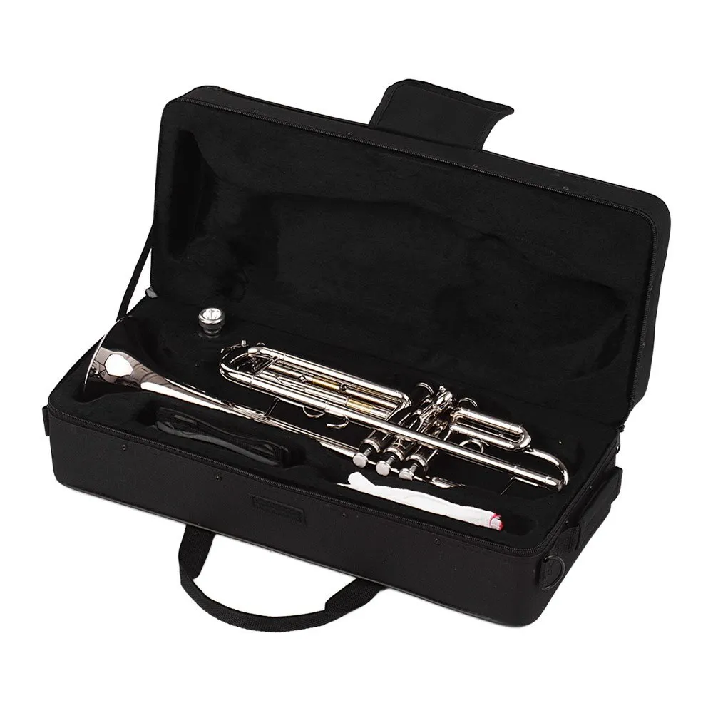 Trumpet Instrument Bb Student Beginner Standard Trumpets Silver
