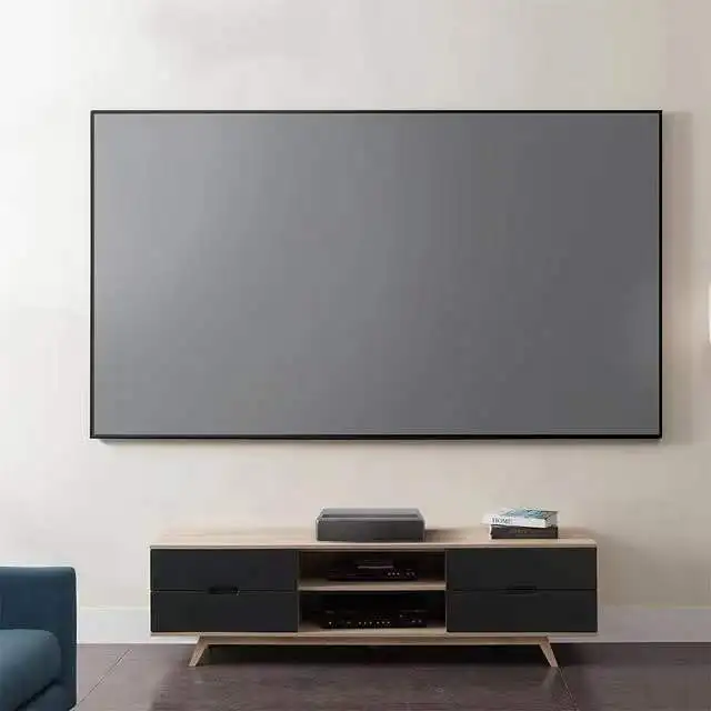 Экран для проектора Kuaige, диагональ 92 дюйма, Фиксированная Рама 16:9, 4k alr ust, настенный металлический 1,2 см экран для проектора с узкой рамой, защита от света