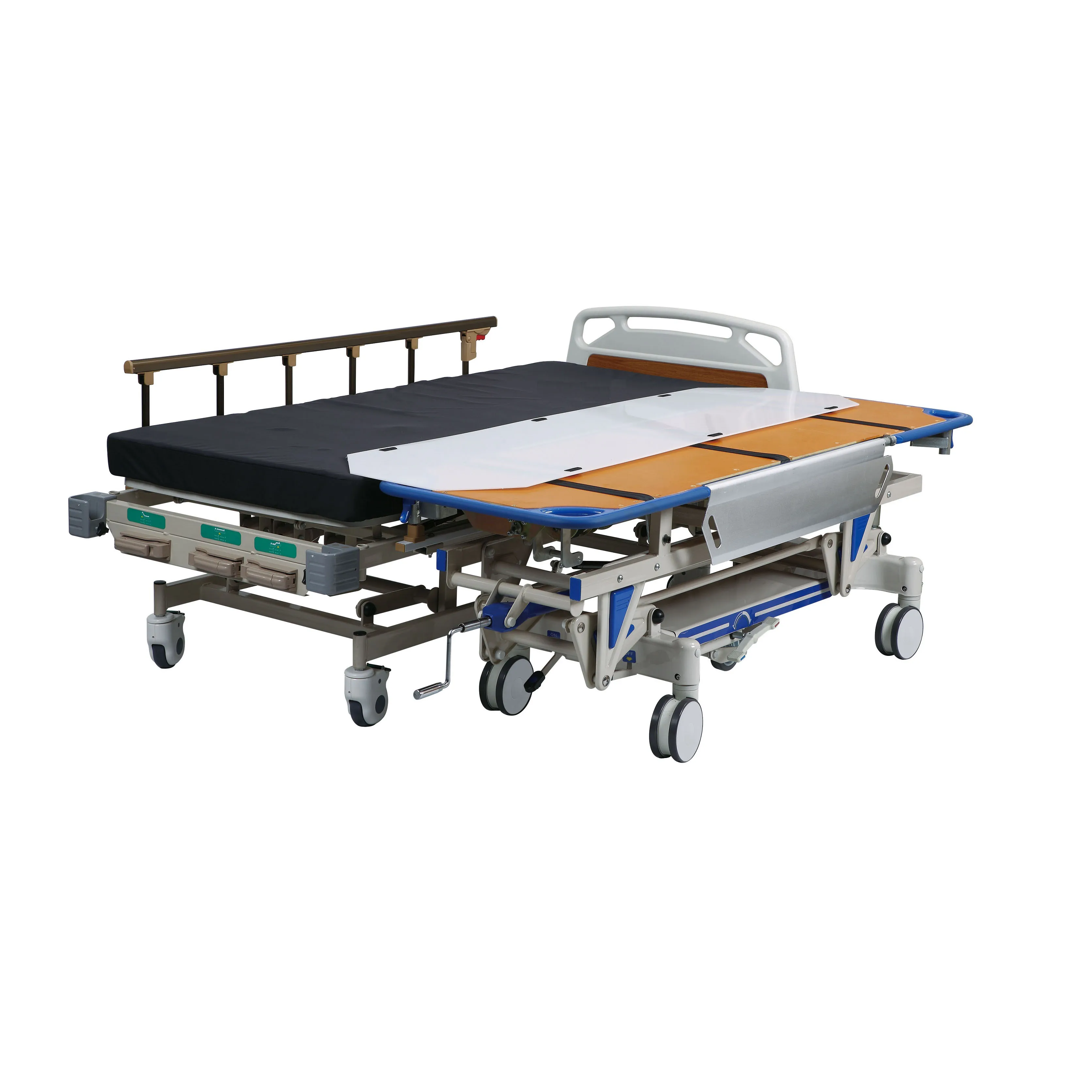 Hospital Emergency Manual Patient Transport Trolley Patient Ambulance Transfer Stretcher Bed Emergency Stretcher For Patient