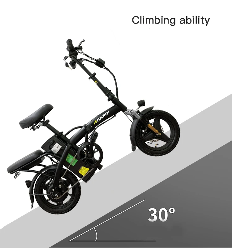 Fast Delivery 1401 Steel Folding Electric Bike 25km/h Speed City Bike 10AH 350W Motor Electric Bike Motorcycle E-bicycle E-bike