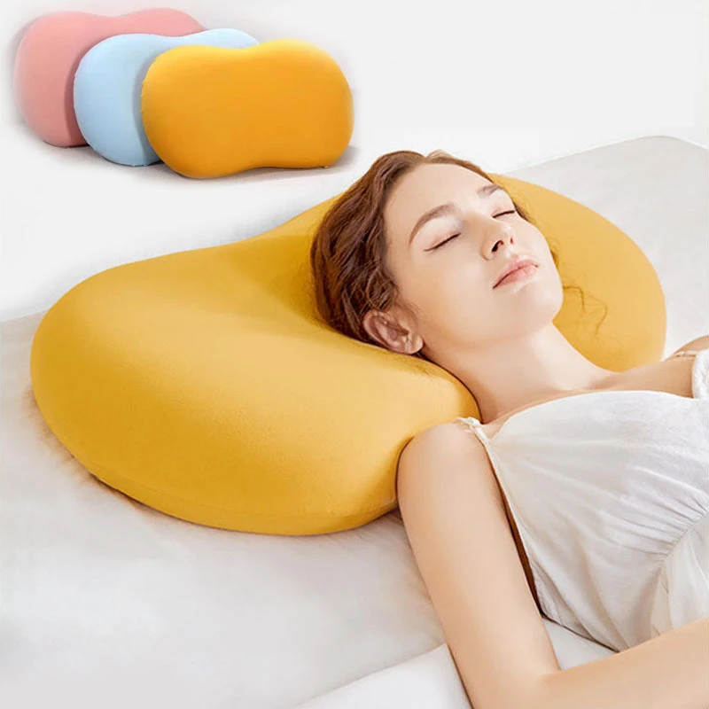 PU foam pillow neck travel pillow for car chair office rest