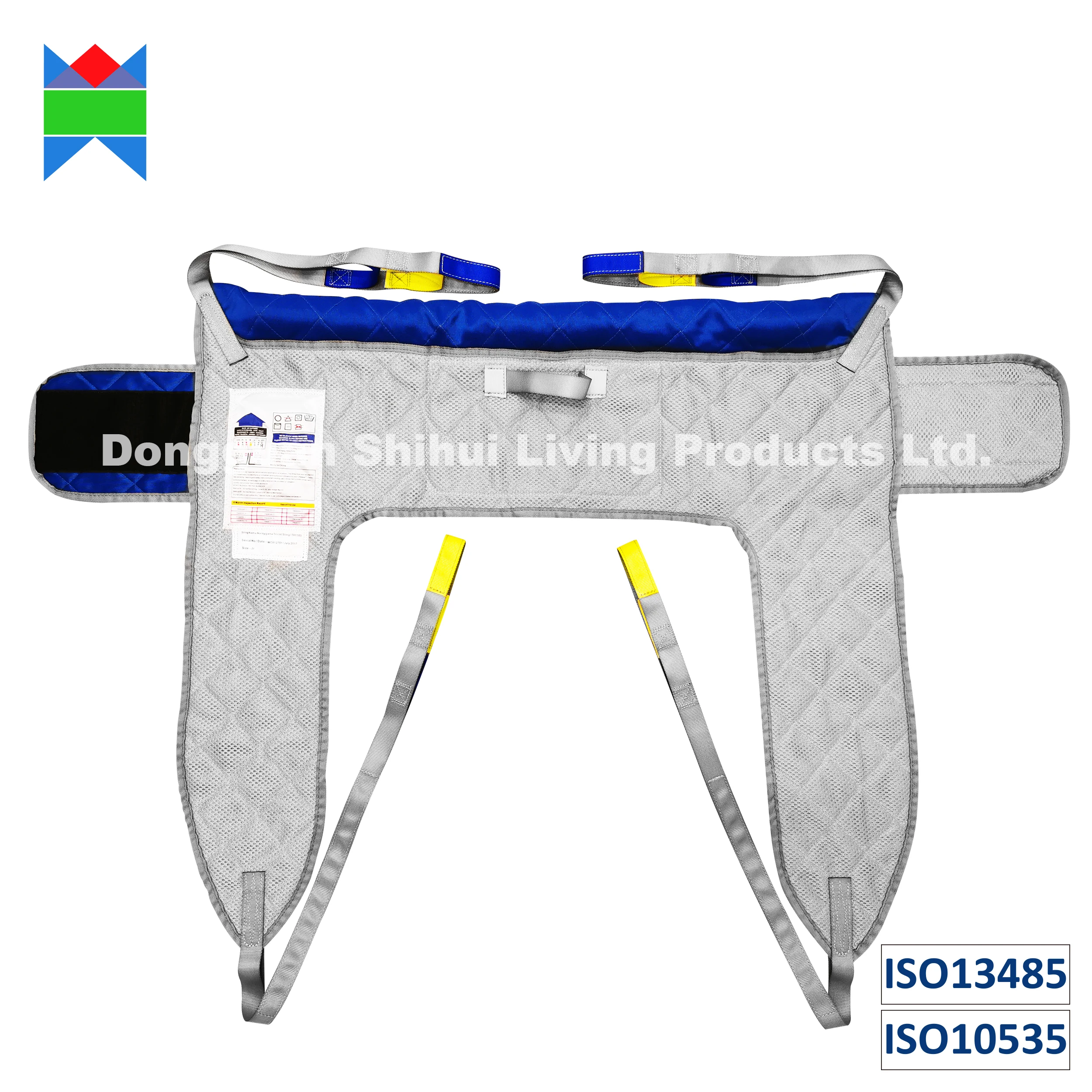 ISO13485 manufacture Patient Hygiene Sling For Aged and Disability lifting or transfer to toilet used with hoist