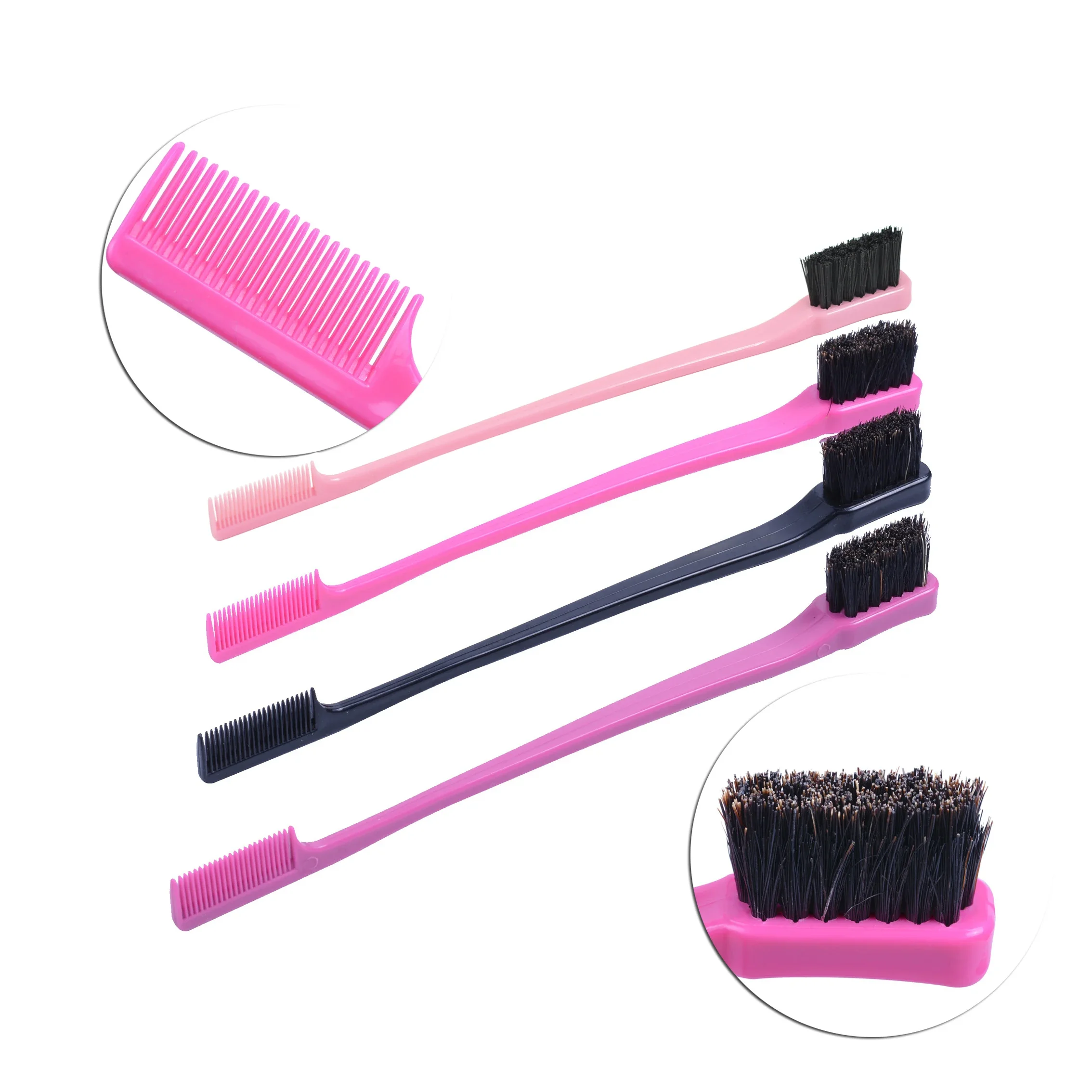 Hair Edge Control Brush Eyebrow Brush Beauty Double Sided Eyelash Brush Hair Styling Comb Double Sided Edge Control Eyelash Comb