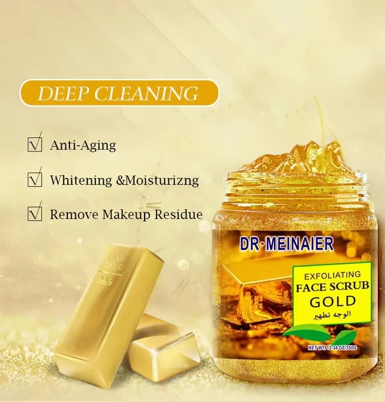 
New 24K Golden Scrub Body Exfoliate Moisturizing and moisturizing Anti-aging 