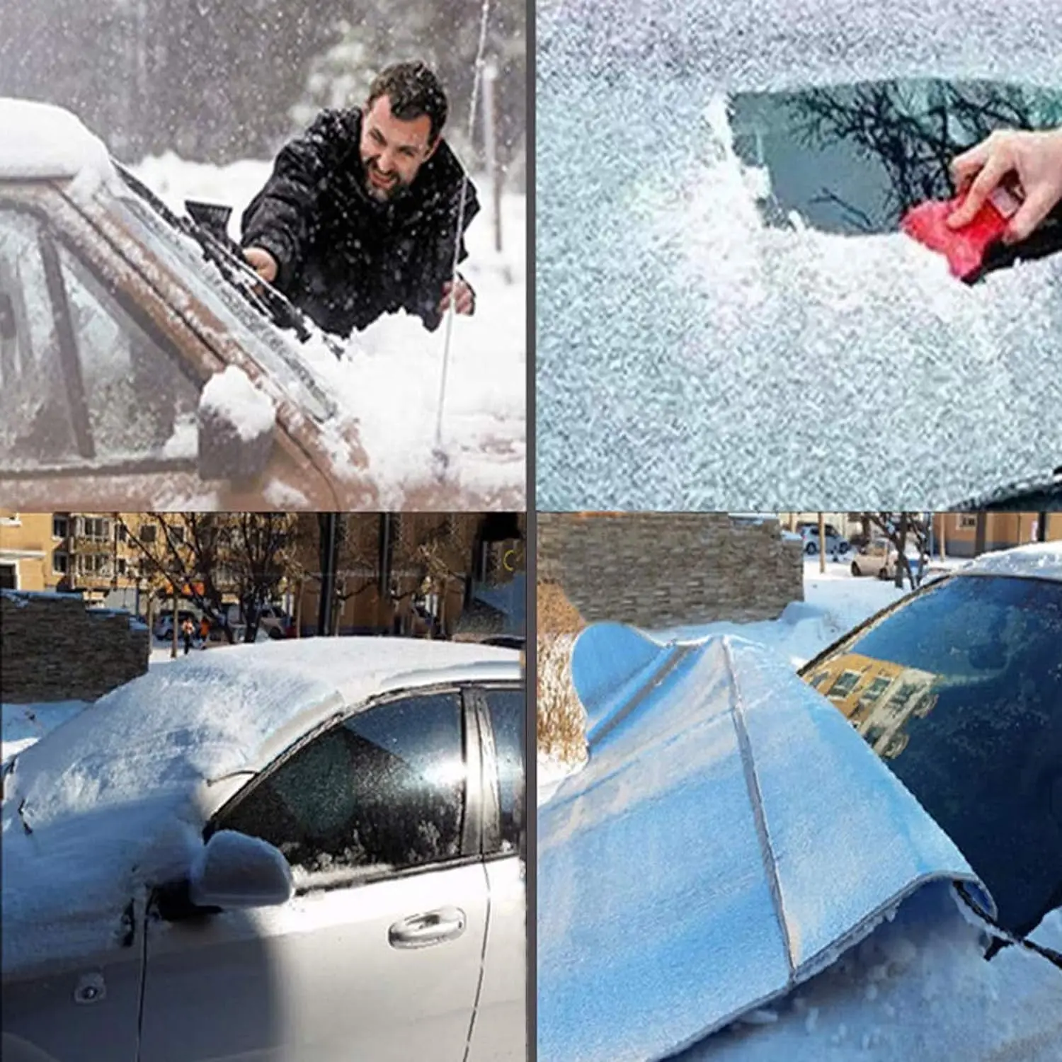 Car Windshield Cover Sunshade Waterproof Window Cover Car Windshield Snow Cover