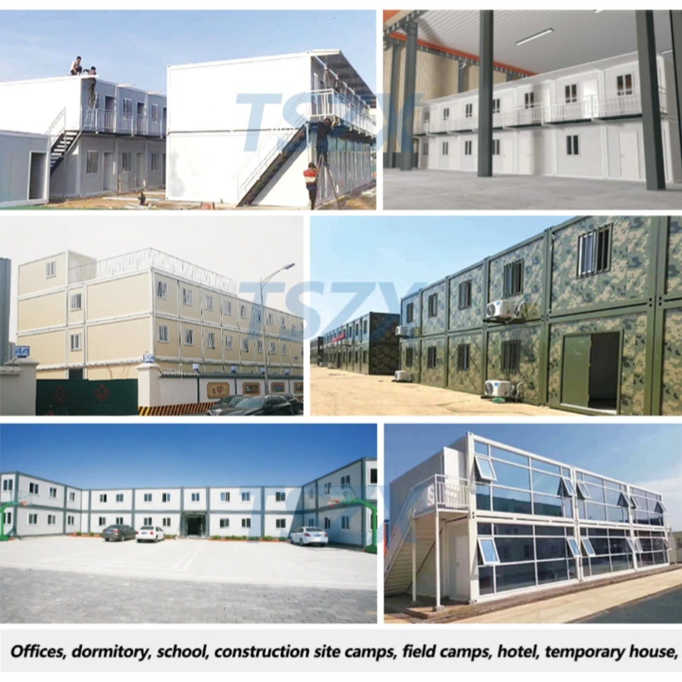 Reusable Flat Pack Building Portable Cabin Flat Pack Worker Camp Flat Pack Container Container House