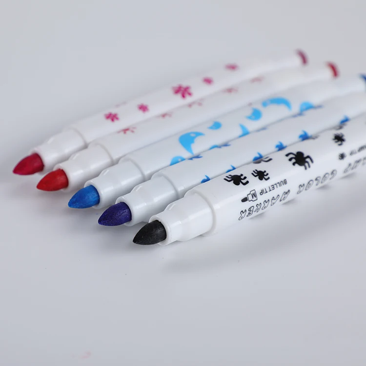 Fancy Toy Gift Stamp Water Color Marker Pen For Kids to Drawing Watercolor Stamp Marker Pen