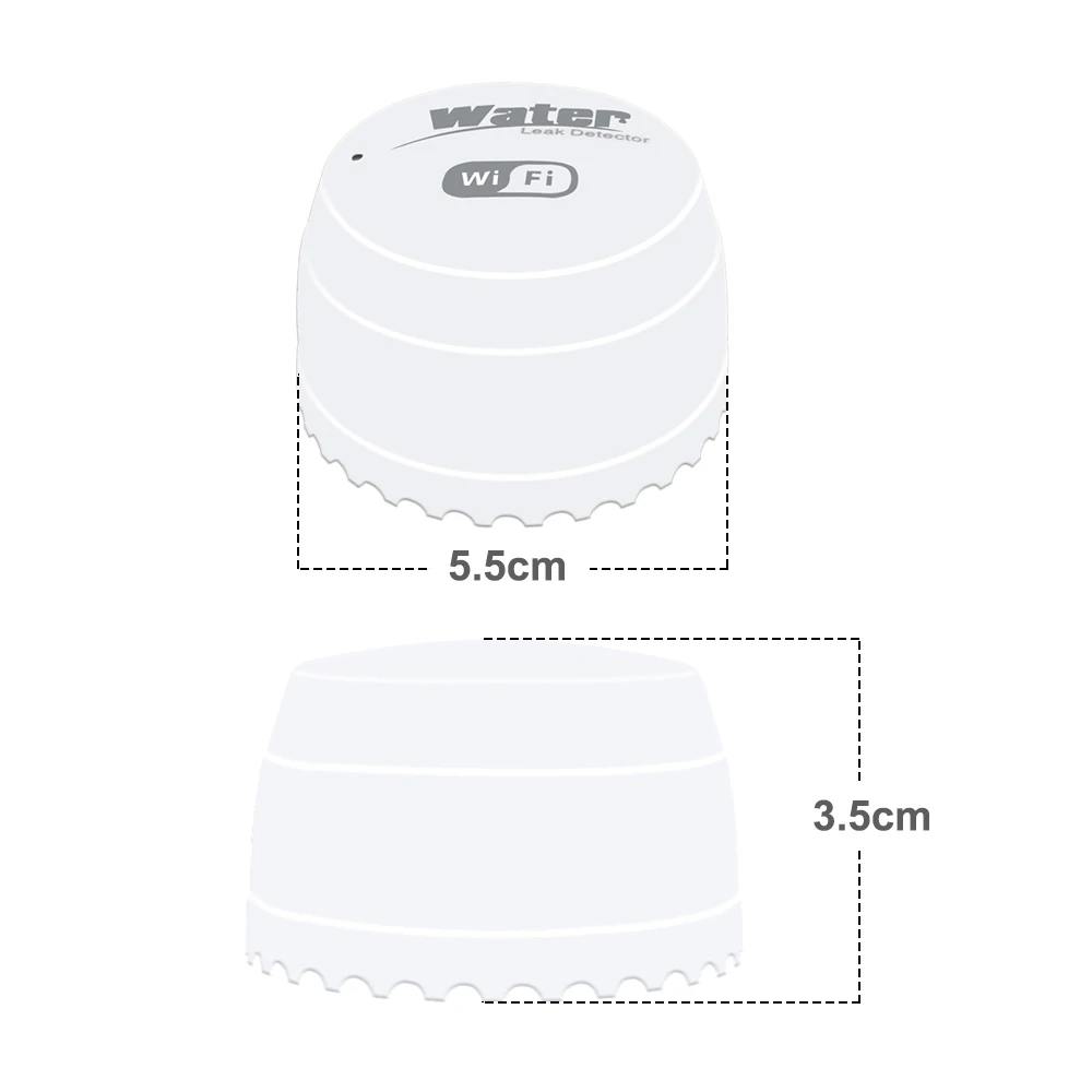 
Most popular easy installation for home security alarm system 433MHz Wireless Water Leakage Detector 