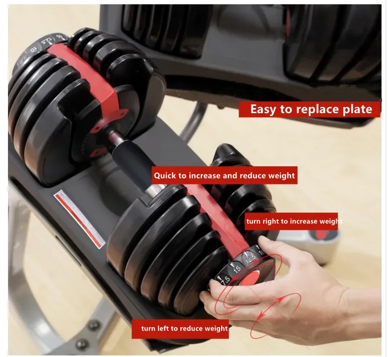 Тренажерный зал с регулируемыми гантелями 10-50 кг