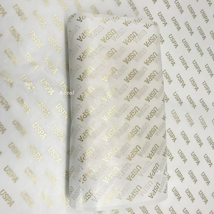 wrapping tissue paper for clothing clothes packaging with custom logo