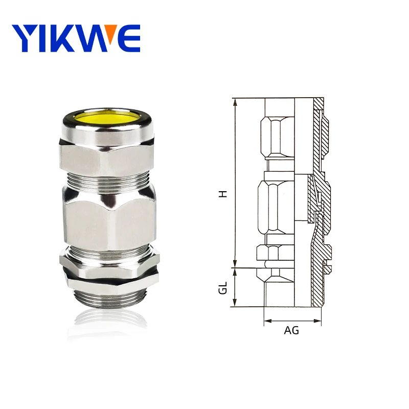 EX Cable Gland gland of electric m12 connector ip 68 cable glands explosionproof cable joint