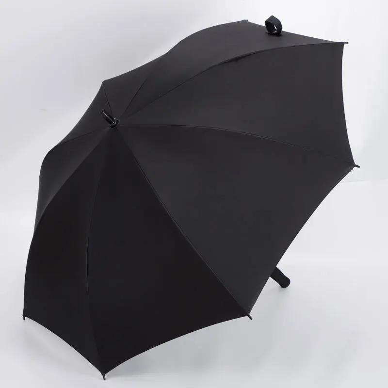 OEM Automatic Wholesale Classic Style Golf Umbrella 27/30/34 Inches Fabric Plastic Straight Handle Folding Business Travel Hand