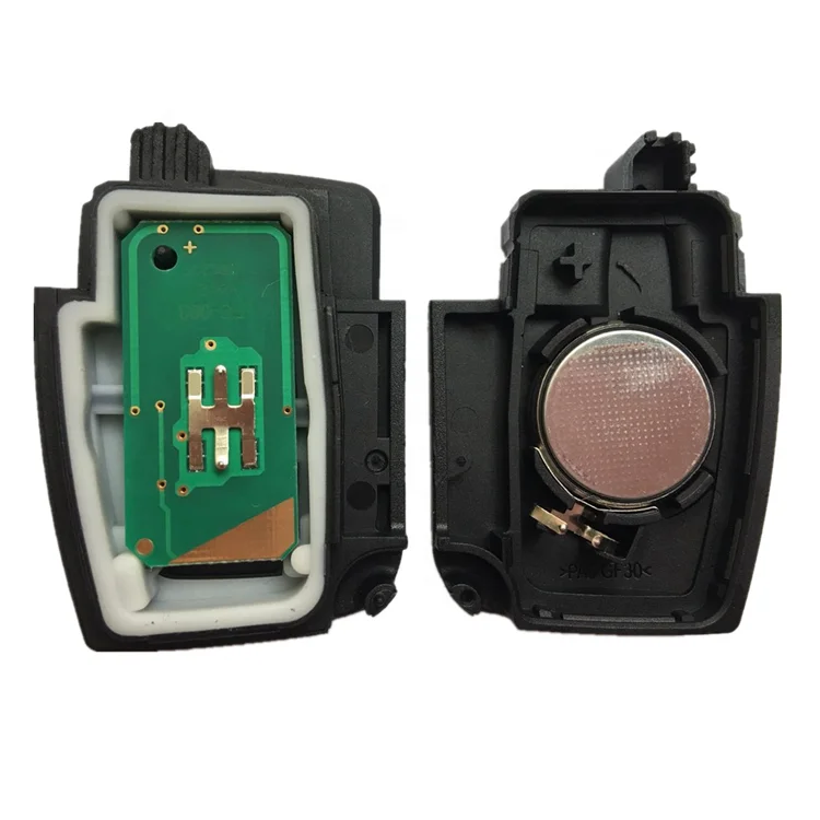 Car Smart Key 3 Button Flip Remote Key 433 MHz 4D60 Chip FO21 Blade For Ford Car Key