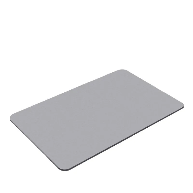 Custom Non-Slip Shower Bath Mat Quick Dry Modern Microfiber Diatomaceous Earth Bath Mat Absorbent Diatomite Bath Mat