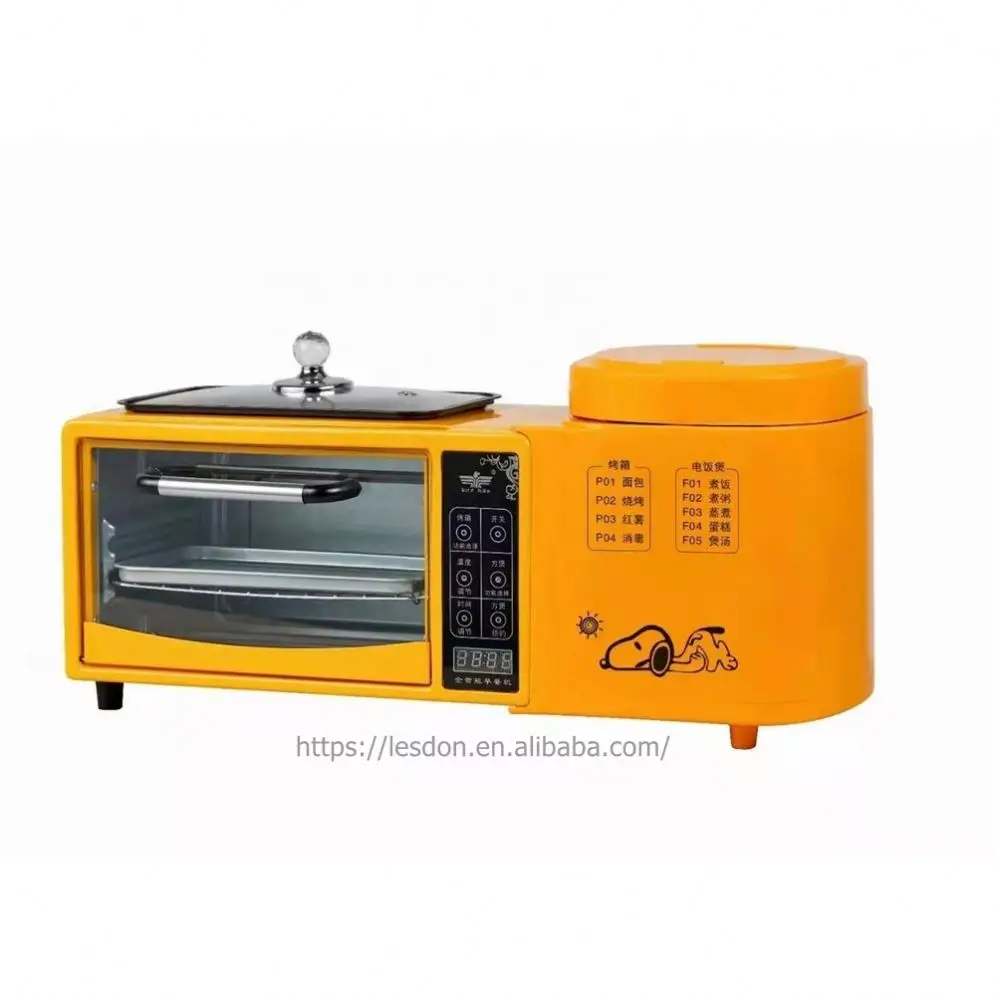 Kitchen Appliances 9L Red color Industrial Digital multi-function breakfast machine