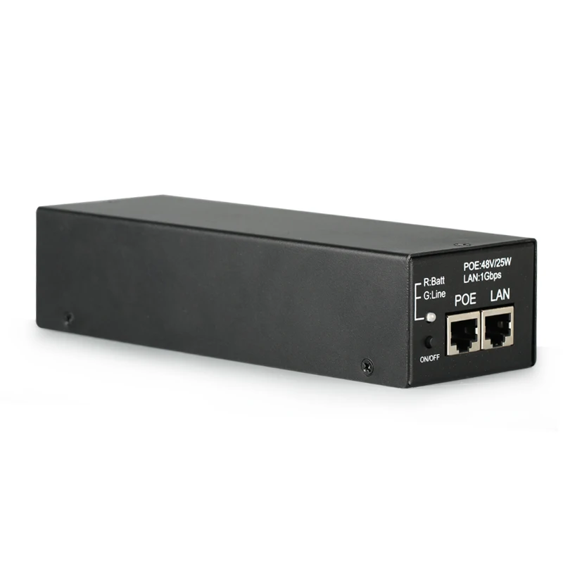 SKE UPS 25W 8800mAh Lithium Battery Mini DC UPS 48V 0.52A with Gigabyte POE