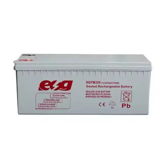 ESG Free OEM 12 В гелевая свинцово-кислотная батарея 100ah 120ah 160ah для хранения энергии солнечной системы